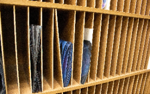  Files wait in a shelving unit